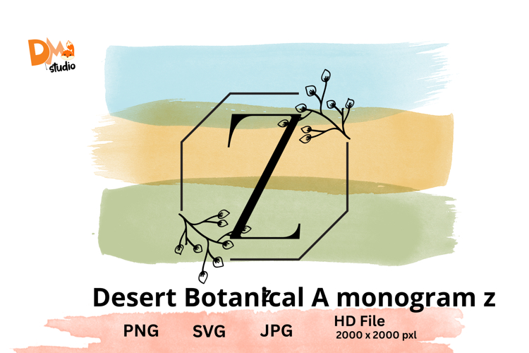 Desert Botanical Monogram