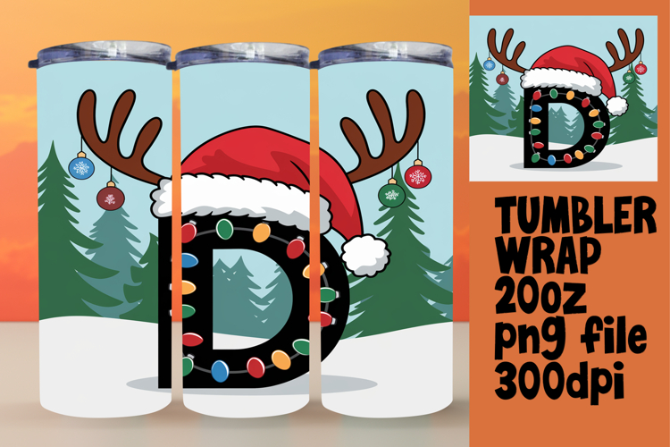 Sublimation File for 20oz Tumbler , Christmas