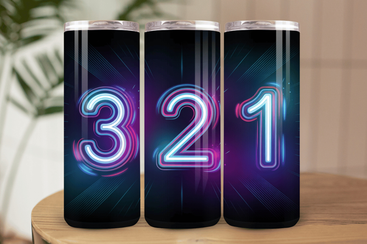20 Oz Sublimation Tumbler Wrap Image 9