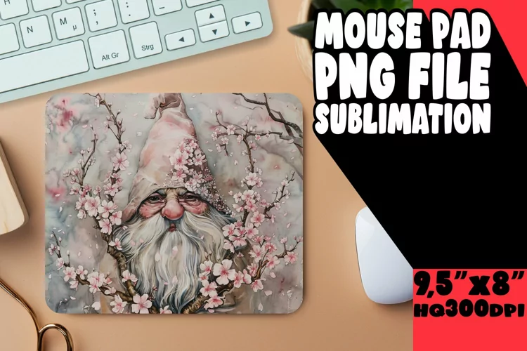 Summer Gnome Sublimation Pad