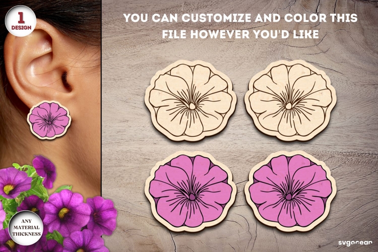 Boho Flower SVGs Image 18