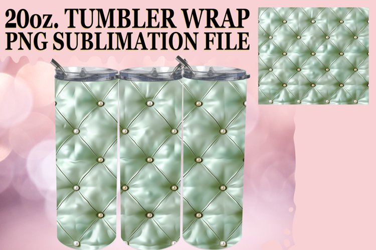 Quilted Texture Pattern Tumbler Design