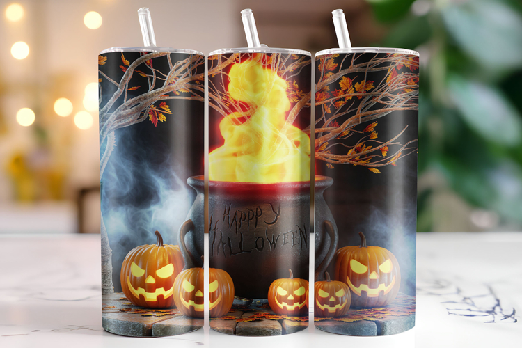 Happy Halloween Tumbler Wrap | Sublimation | Tumblers