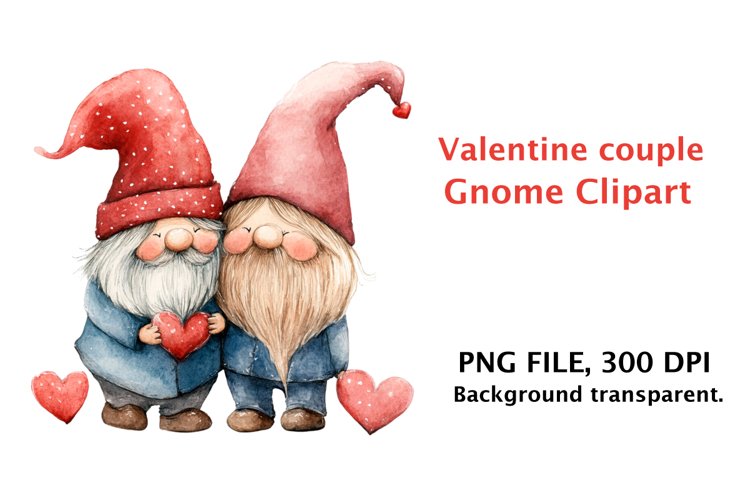 Valentine Gnome Clipart Image 10