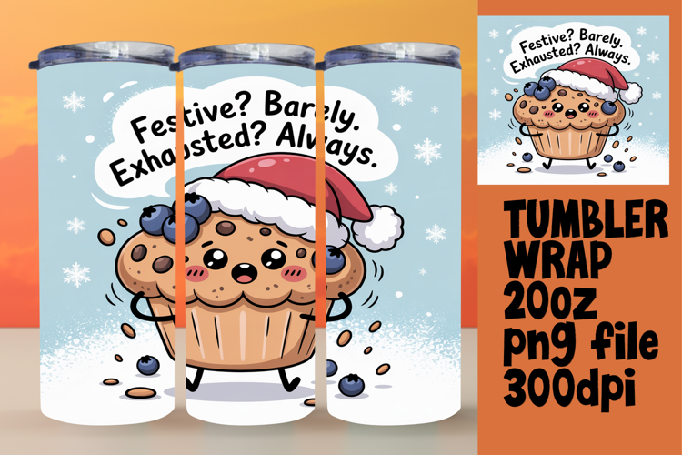 BEAUTY 20oz Tumbler Template for DIY , Kawaii Food