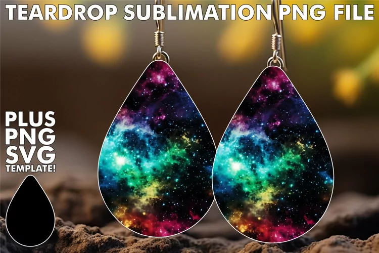 Cosmic Splendor: Sublimation Star Pattern Charms