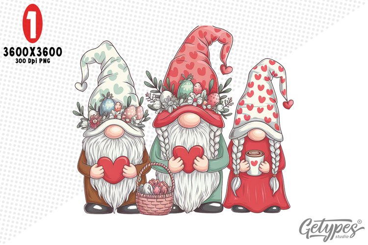 Valentine Gnome Clipart Image 3