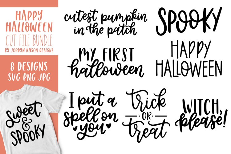 8 Halloween SVG Cut File Bundle example image 1