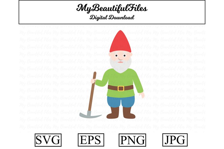 Cute Gnome Clipart Image 17
