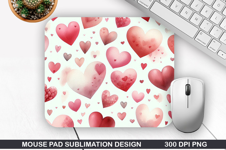 Mouse Pad Sublimation, Valentine Mouse Pad PNG