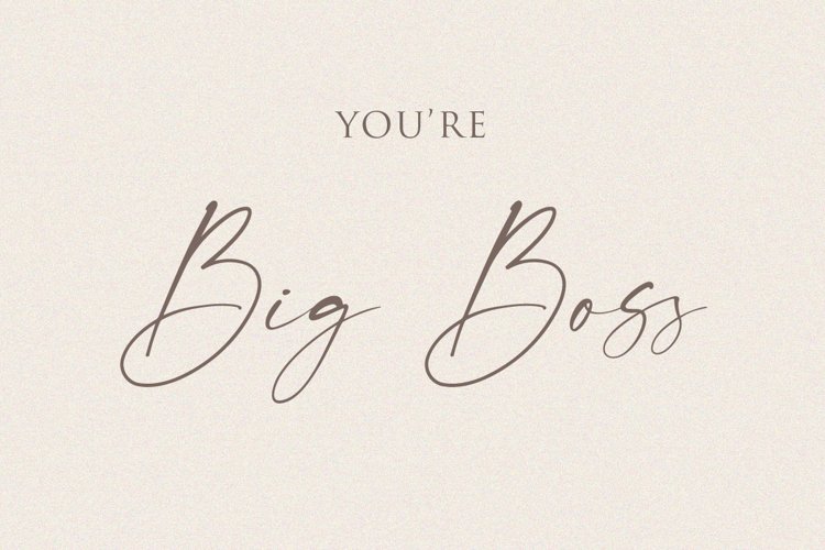 modernline | handwritten font