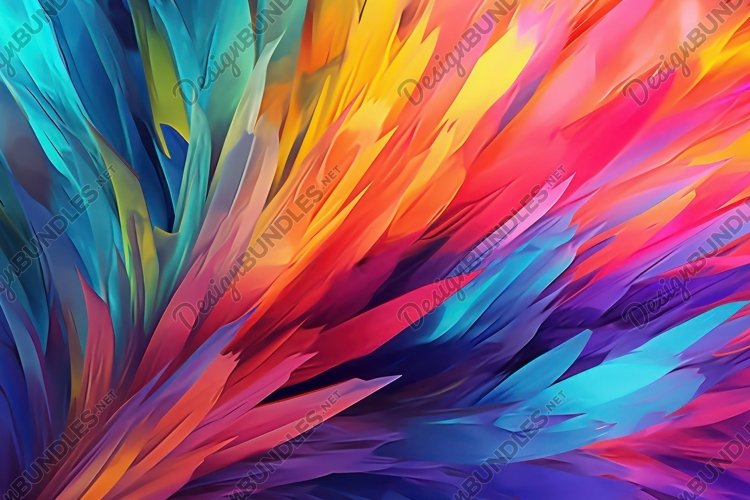 Abstract Full Colour Background Wallpaper example image 1