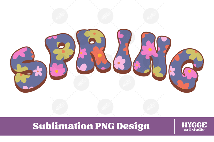 Floral Spring Png Retro Flowers Sublimation Daisy Daisies