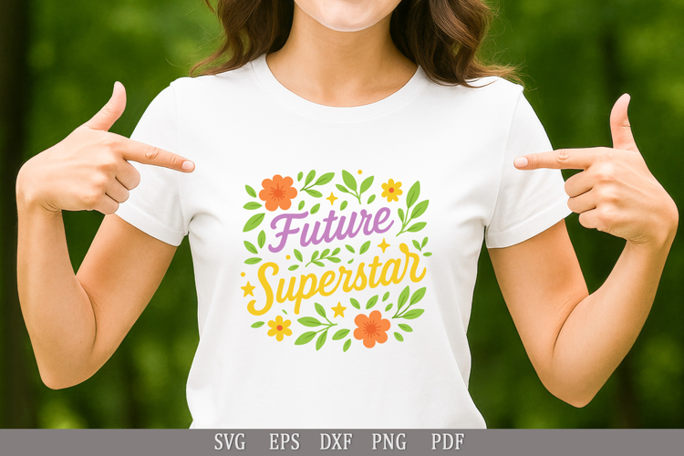 Future Superstar - SVG Design for Baby T-Shirts and Gifts