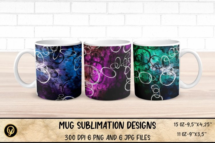 Mug Sublimation Designs , Abstract Geometric Sublimation Mug
