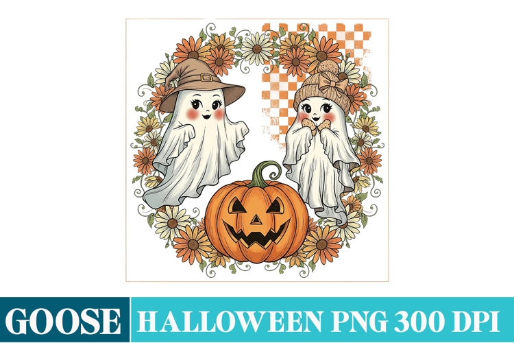 Halloween Boo Ghost Design | Halloween Sublimation Png