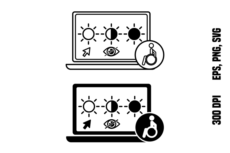 High Contrast Mode Icons