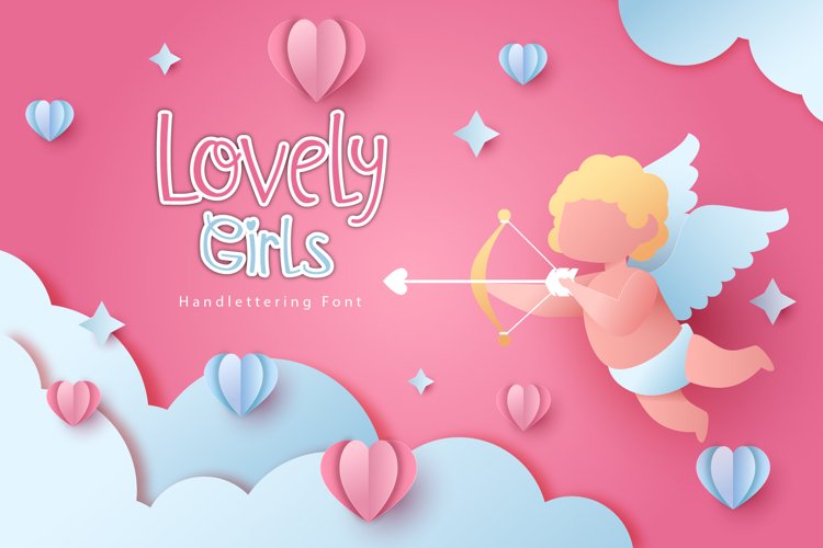 Lovely Girls - Handwritten for Valentine example image 1