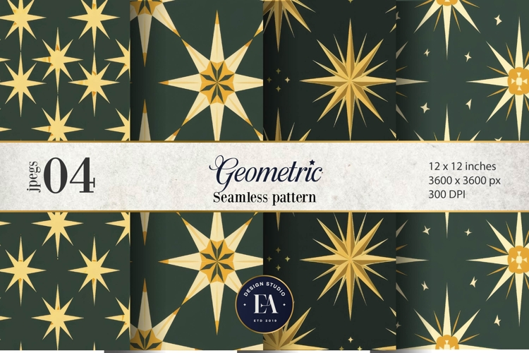 Geometric Seamless Pattern Image 6