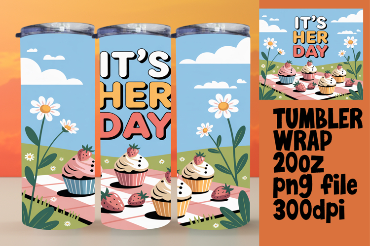 20oz Tumbler Template for All Occasions , Girl Quote