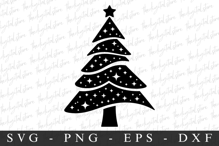 Merry Christmas Tree Svg Image 21