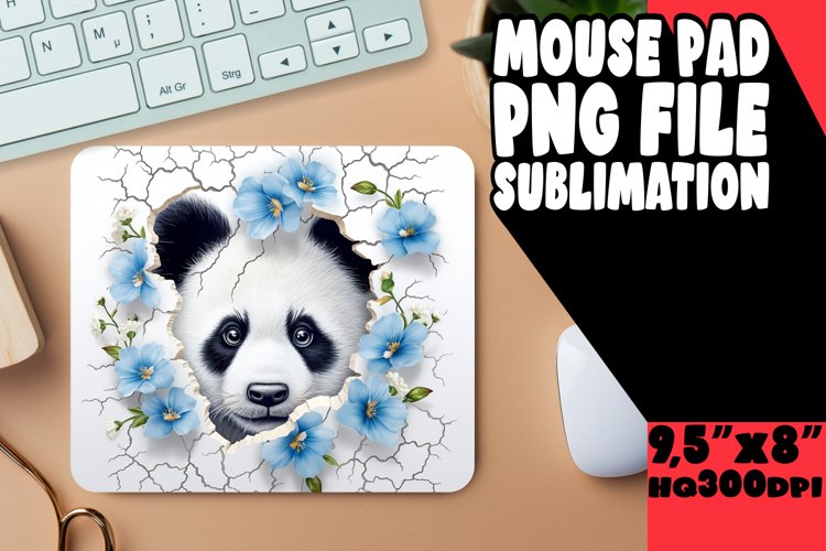 Charming 3D Animal Print Desk Mat example image 1