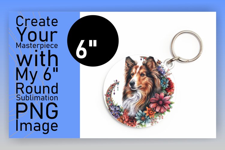 Modern Dog Image Sublimation Car Coaster