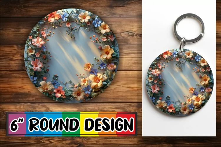 Serene Circle Keychain Variety
