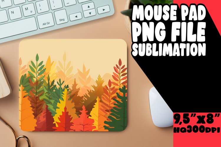 Stunning Gradient Mouse Pad for Creative Sublimation example image 1