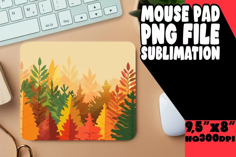 Stunning Gradient Mouse Pad for Creative Sublimation