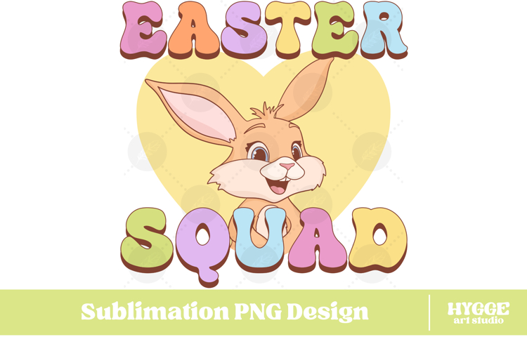 Easter Bunny Sublimation PNG Chick Farm Hip Hop Spring Joy