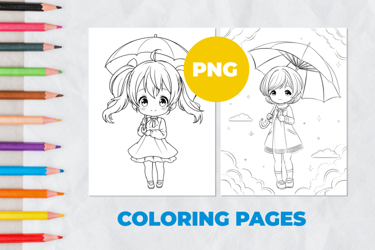 Umbrella Coloring Pages Image 2