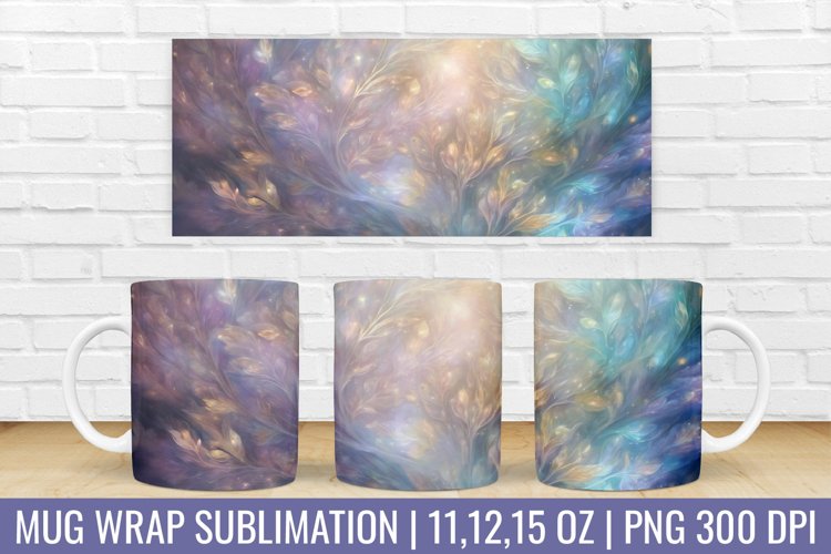 3D Mug Wrap | Abstract Marble Mug Sublimation Design