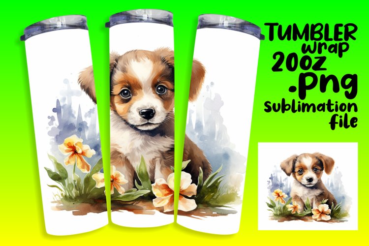 Joyful Watercolor Tumbler Wrap Creation