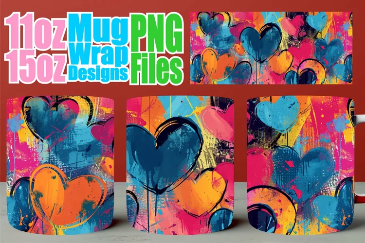 Heartfelt Mug Design for Sublimation
