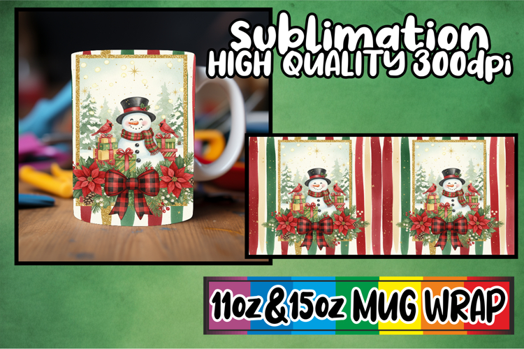 Tender moments sublimation print wrap, Christmas