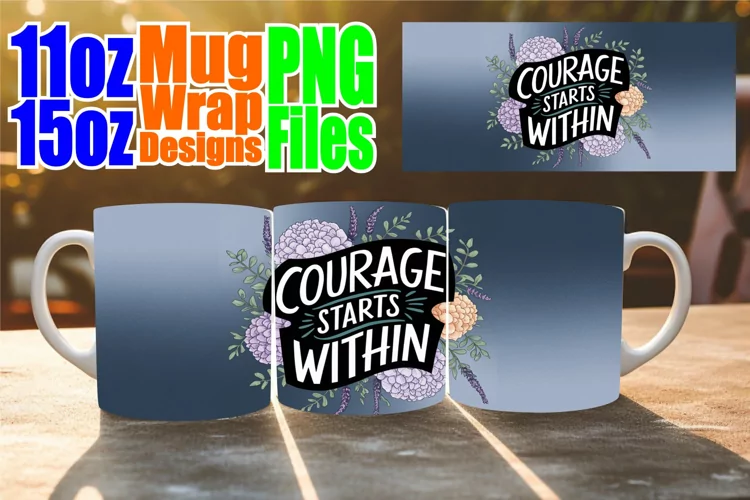 Inspiring sunsets 11oz 15oz sublimation wrap, Quote