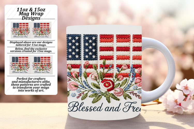 Patriotic Sublimation Design