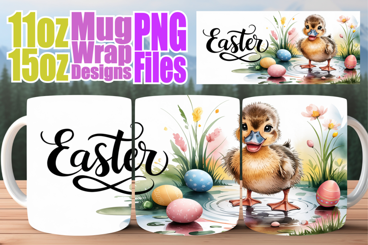 Joyful journeys 11oz 15oz mug wrap, Easter