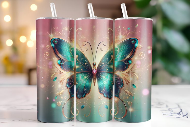 Butterfly Tumbler Wrap | Sublimation | Tumblers