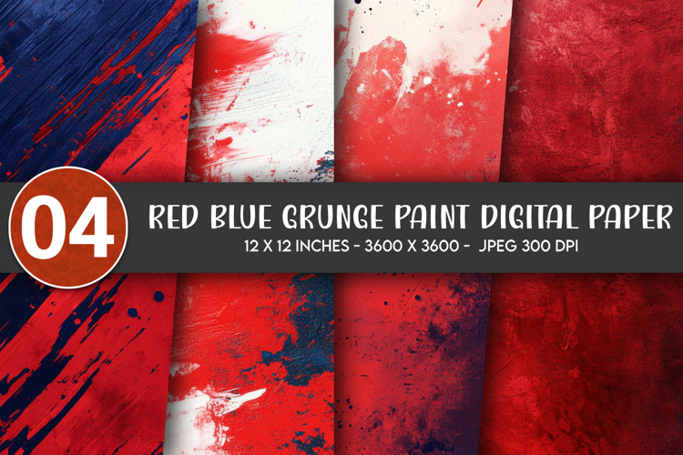 Red Grunge Background Image 6
