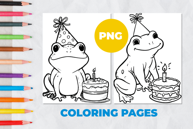 Birthday Coloring Pages Image 9