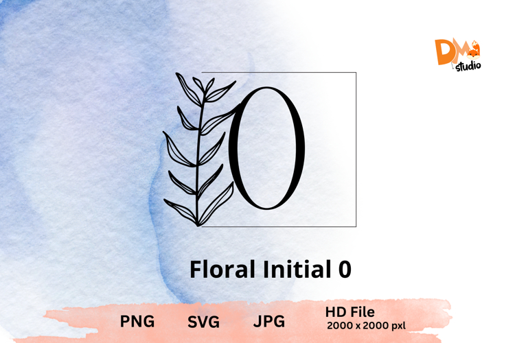 Leaf Monogram Svg Image 12