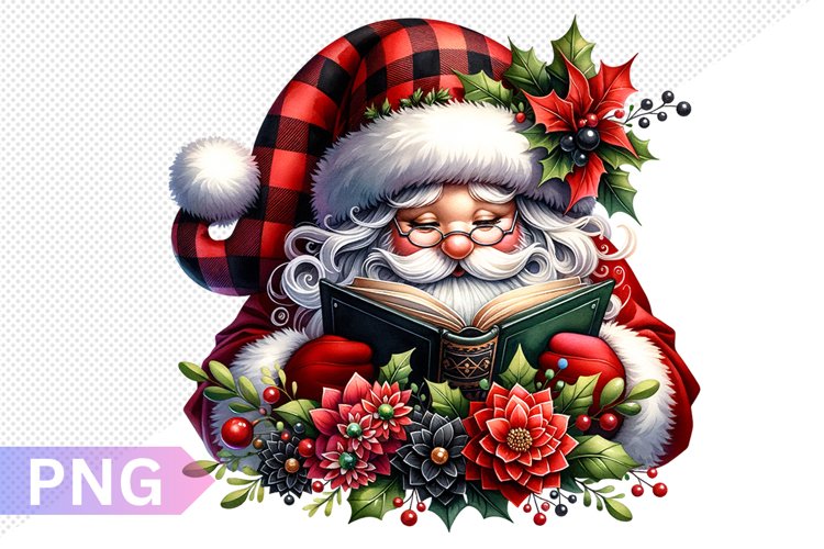 Christmas Santa Sublimation - Clipart PNG Design