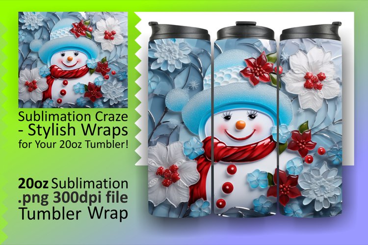 Christmas Tumbler Wrap Image 15