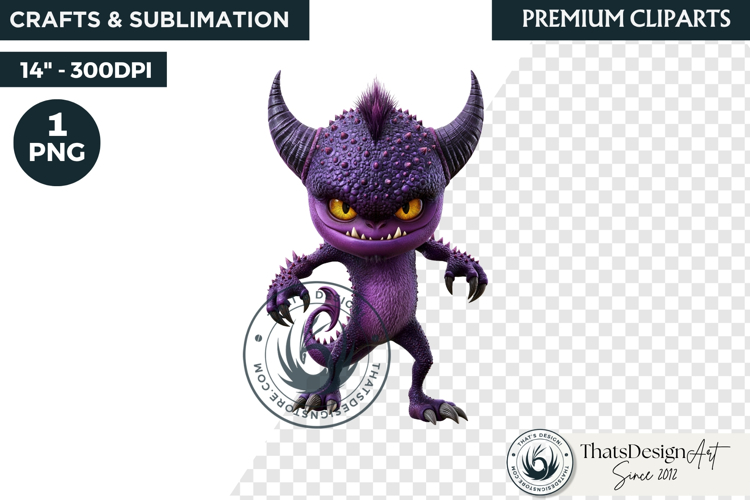 Halloween Little Monster Clipart Png, Spooky Cute Fantasy