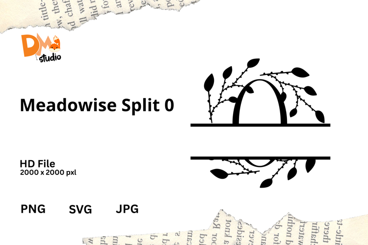 Floral Monogram Letter Svg Image 17