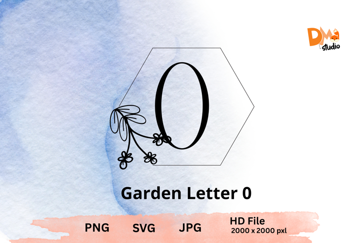 Garden Letter Monogram