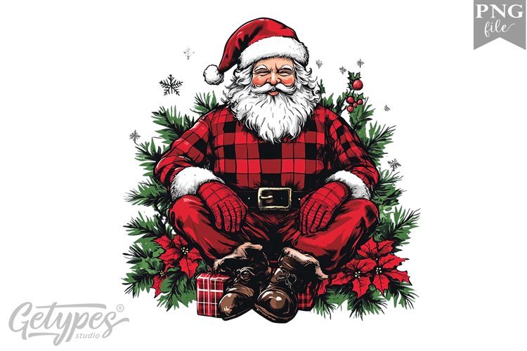 Santa Christmas Clipart Image 18