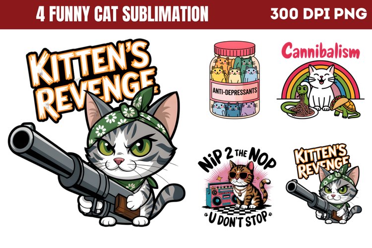 Funny Cat Svg Image 22